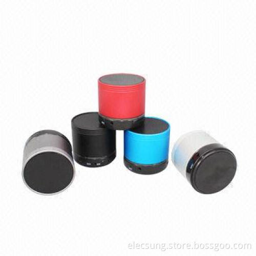 Bluetooth/Wireless Speakers with TF Card/FM Radio/USB Charge, 500mAh Capacity